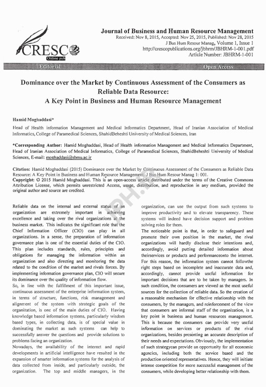 A Series of Articles on Health Information System and Health Informatics مجموعه مقالاتی درباره سیستم‌های اطلاعات سلامت و انفورماتیک سلامت