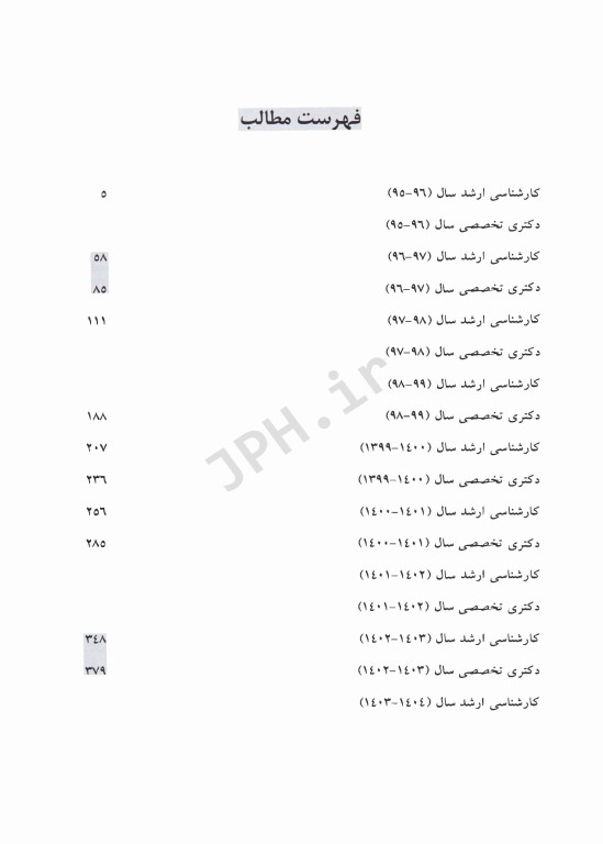 مجموعه سوالات کنکور ارشد و دکترا مدیریت خدمات بهداشتی و درمانی