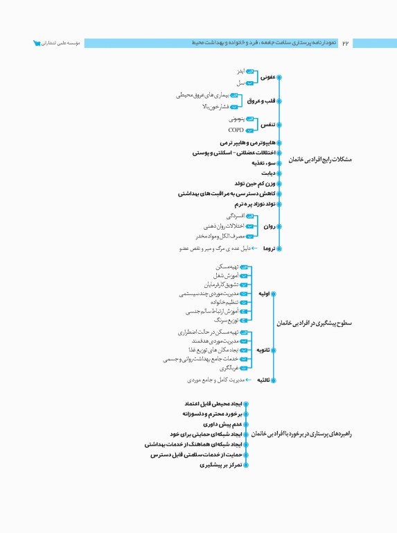 نمودارنامه پرستاری سلامت جامعه، فرد و خانواده و بهداشت محیط