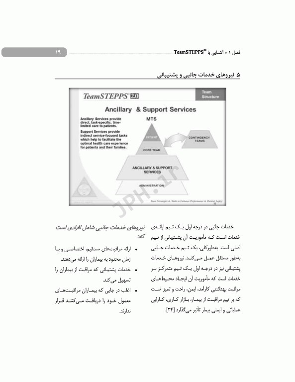 راهکاری برای بهبود ادراک از کار تیمی و عملکرد تیمی کارکنان اتاق عمل تیم استپس