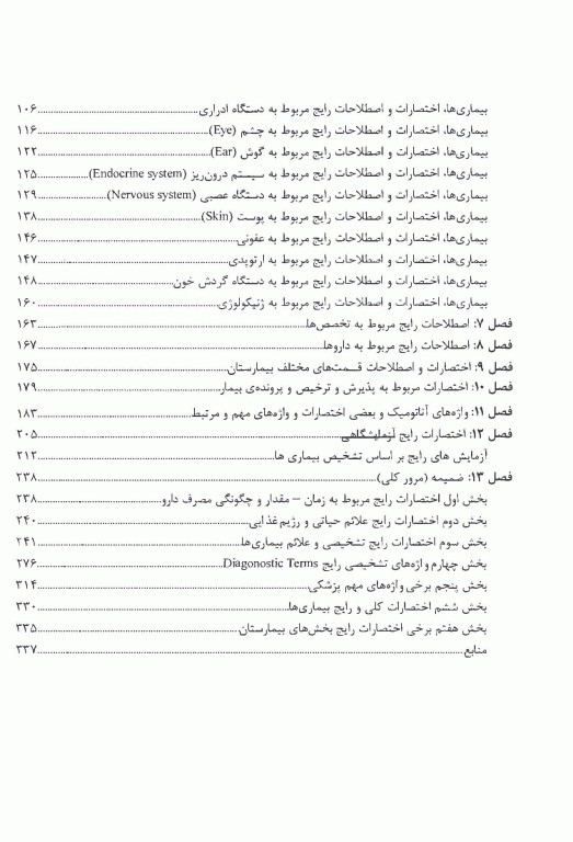 اصطلاحات پزشکی رایج در بیمارستان‌ها
