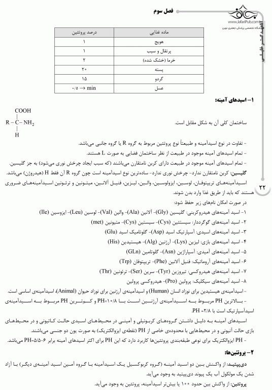 درسنامه AGK شیمی مواد غذایی ویژه کارشناسی ارشد بهداشت و ایمنی مواد غذایی