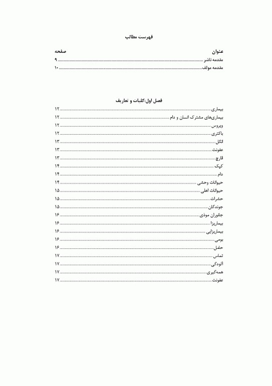 بیماری‌های مشترک انسان و حیوان و مدیریت پسماندها