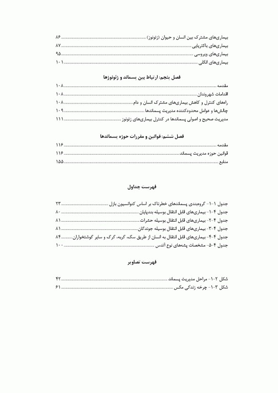 بیماری‌های مشترک انسان و حیوان و مدیریت پسماندها