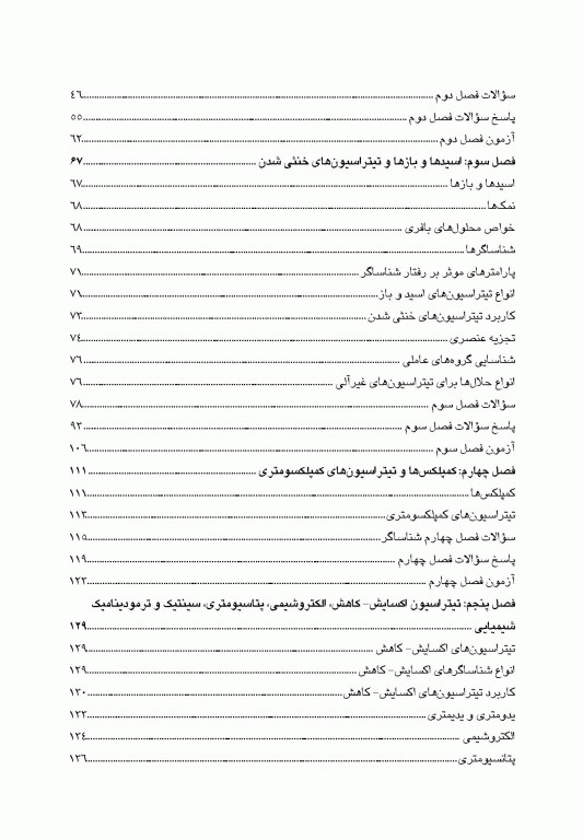 گنجینه جامع سوالات شیمی تجزیه با پاسخ تشریحی