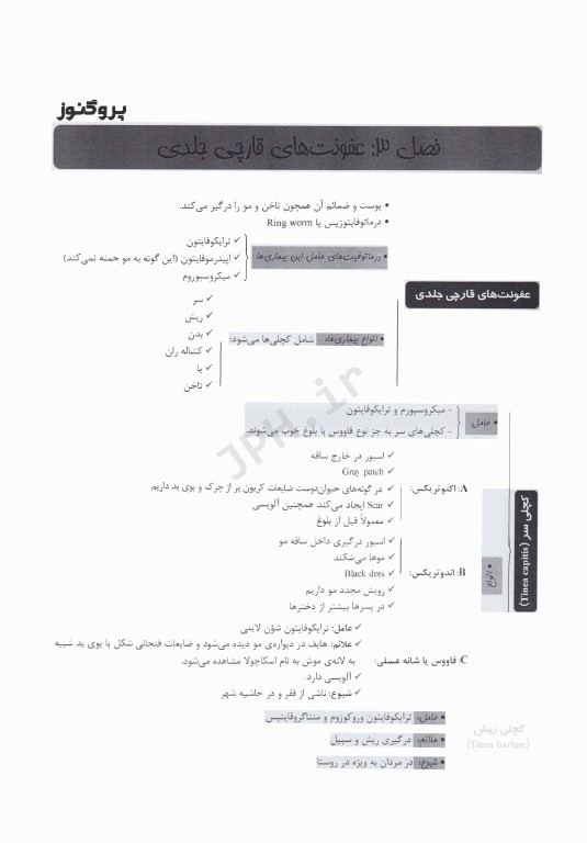 درسنامه پروگنوز علوم‌پایه دندان پزشکی عفونی‌2 (انگل و قارچ) 1404