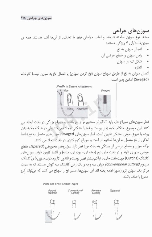 گره‌های جراحی و تکنیک‌های بخیه