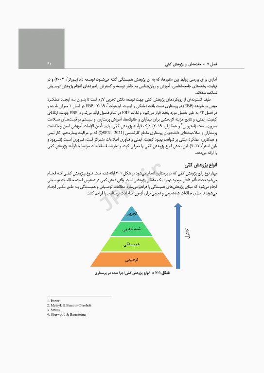 درک پژوهش پرستاری تولید عملکرد مبتنی بر شواهد سوزان گرو 2022