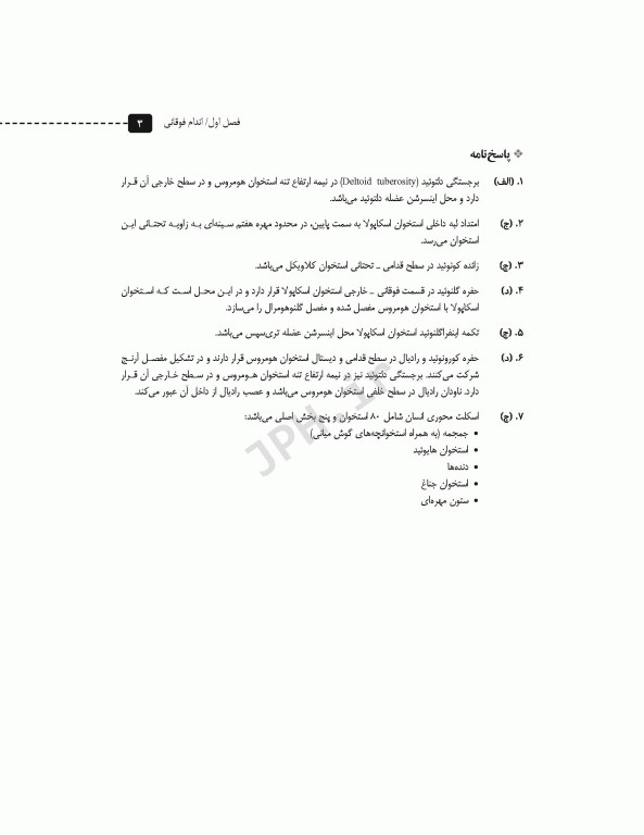 سری مرور آزمون ERS آناتومی