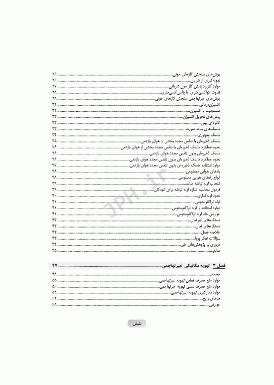 مروری بر اصول تهویه‌ی مکانیکی تهاجمی و غیرتهاجمی