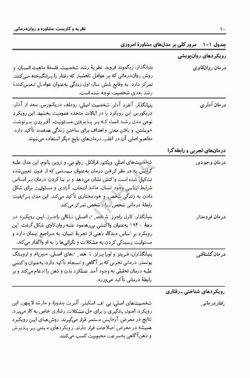 نظریه و کاربست مشاوره و روان درمانی جرالد کری