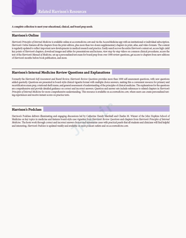اصول طب داخلی هاریسون 2025 سری 4جلدی | Harrisons Principles of Internal Medicine
