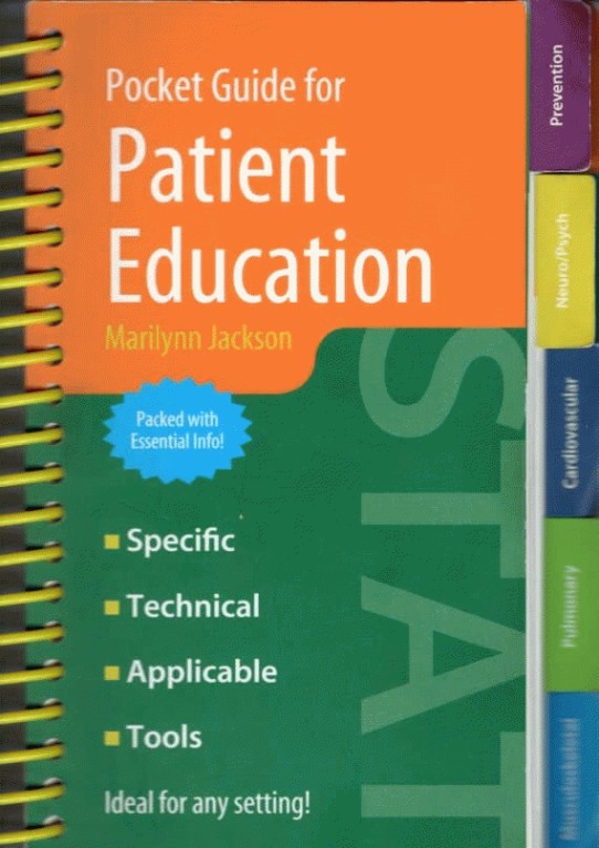 راهنمای جیبی آموزش به بیمار | pocket guide for patient education