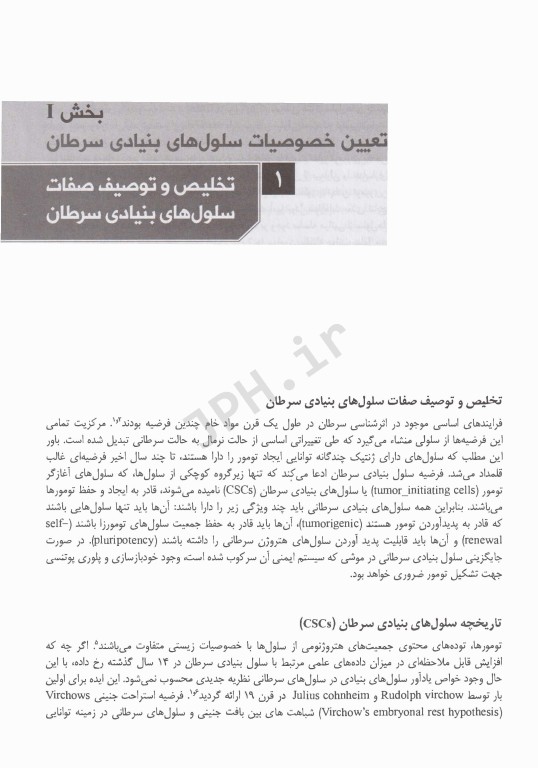 سلول‌های بنیادی سرطان