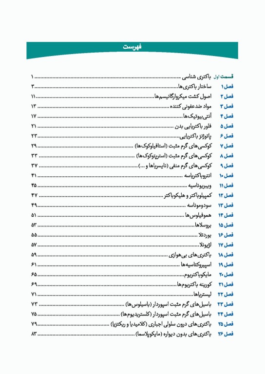 چهل کتاب مامایی گلبان میکروب‌شناسی نظری