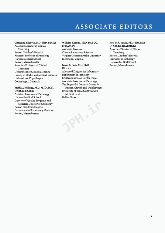 اصول شیمی بالینی و روش‌های تشخیص مولکولی 2019  | Tietz Fundamentals of Clinical Chemistry and Molecular Diagnostics 8th Edition