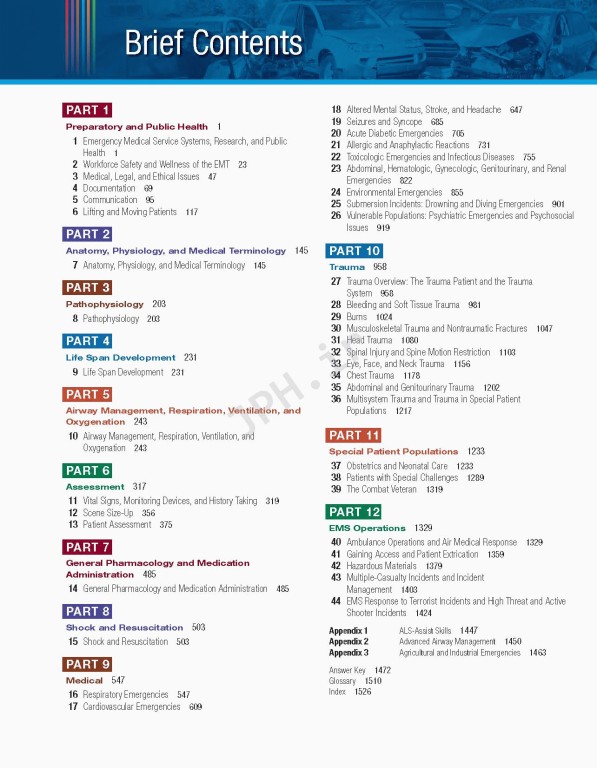 مراقبت‌های ویژه پیش بیمارستانی 2024 | Prehospital Emergency Care 12th Edition
