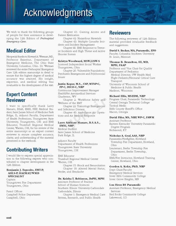 مراقبت‌های ویژه پیش بیمارستانی 2024 | Prehospital Emergency Care 12th Edition