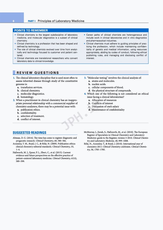 اصول شیمی بالینی و روش‌های تشخیص مولکولی 2019  | Tietz Fundamentals of Clinical Chemistry and Molecular Diagnostics 8th Edition