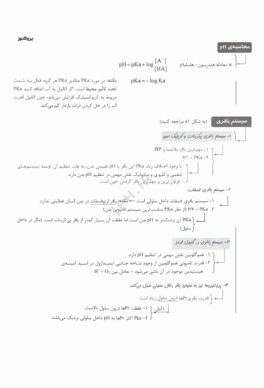 درسنامه پروگنوز علوم پایه پزشکی بیوشیمی 1404