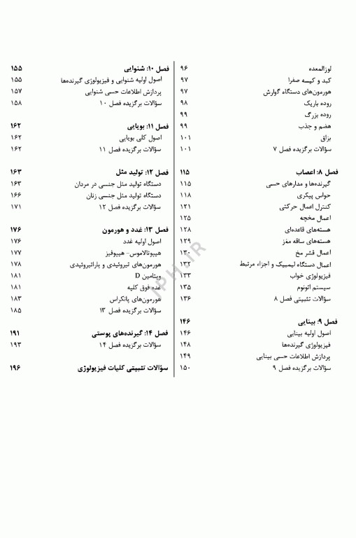 درسنامه پروگنوز علوم پایه پزشکی فیزیولوژی 1404