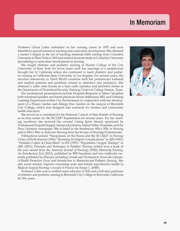 مقدمه‌ای بر پرستاری مادران و نوزادان لیفر2023 | Introduction to Maternity and Pediatric Nursing 9th Edicion