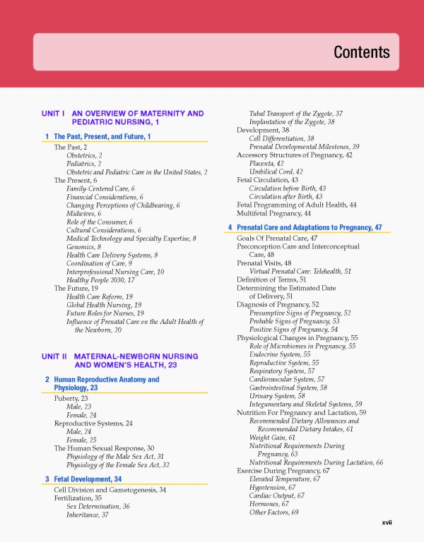 مقدمه‌ای بر پرستاری مادران و نوزادان لیفر2023 | Introduction to Maternity and Pediatric Nursing 9th Edicion