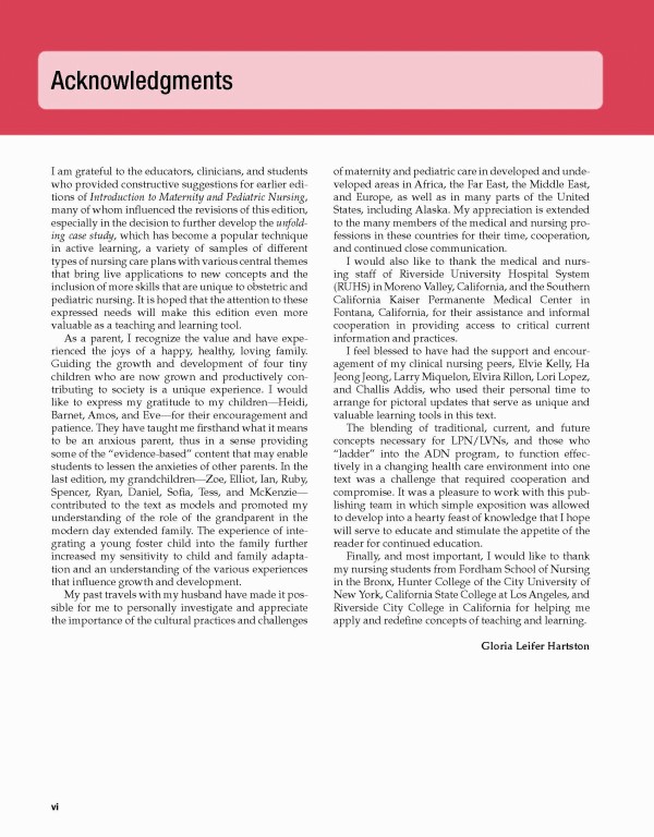 مقدمه‌ای بر پرستاری مادران و نوزادان لیفر2023 | Introduction to Maternity and Pediatric Nursing 9th Edicion