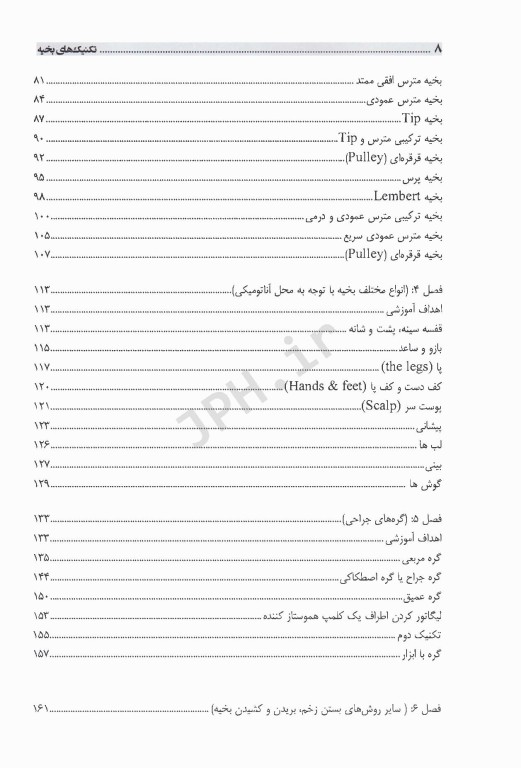 تکنیک‌های بخیه نخ‌ها، سوزن‌ها و گره‌های جراحی