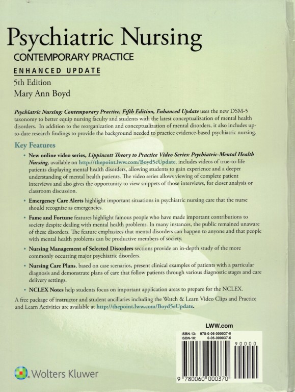 پرستاری روان مری بوید | Psychiatric Nursing: Contemporary Practice