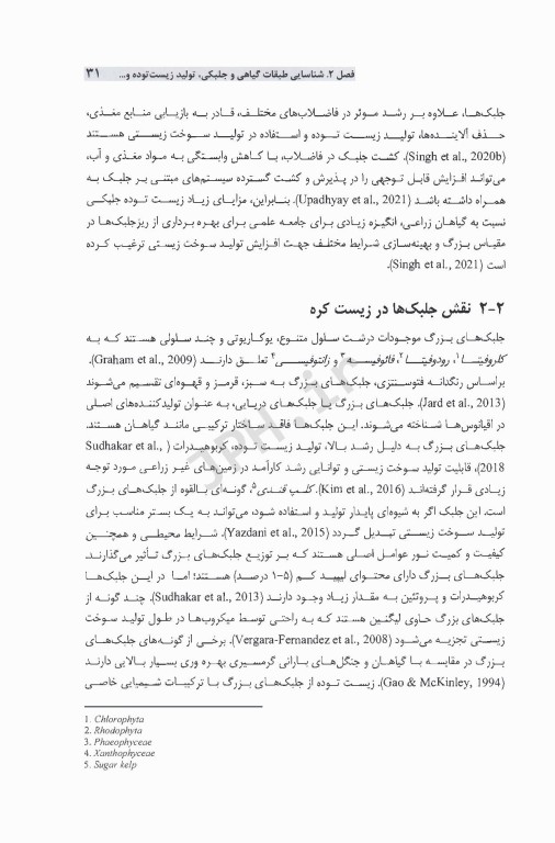 زیست توده گیاهی و جلبکی منابعی امکان پذیر برای تولید سوخت زیستی