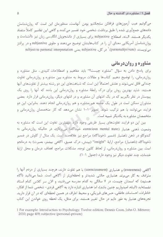 اصول و مبانی مشاوره گنجی