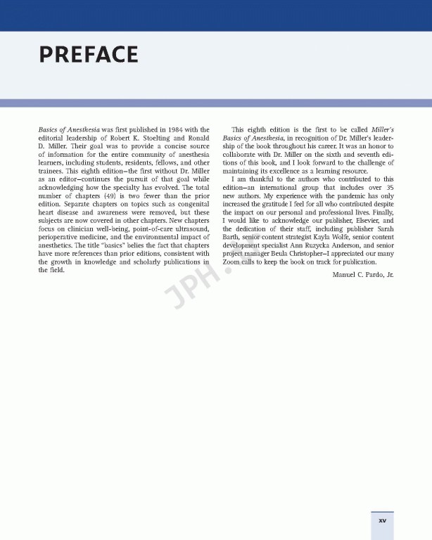 مبانی بیهوشی میلر 2020 | Basics of Anesthesia 8th Edition