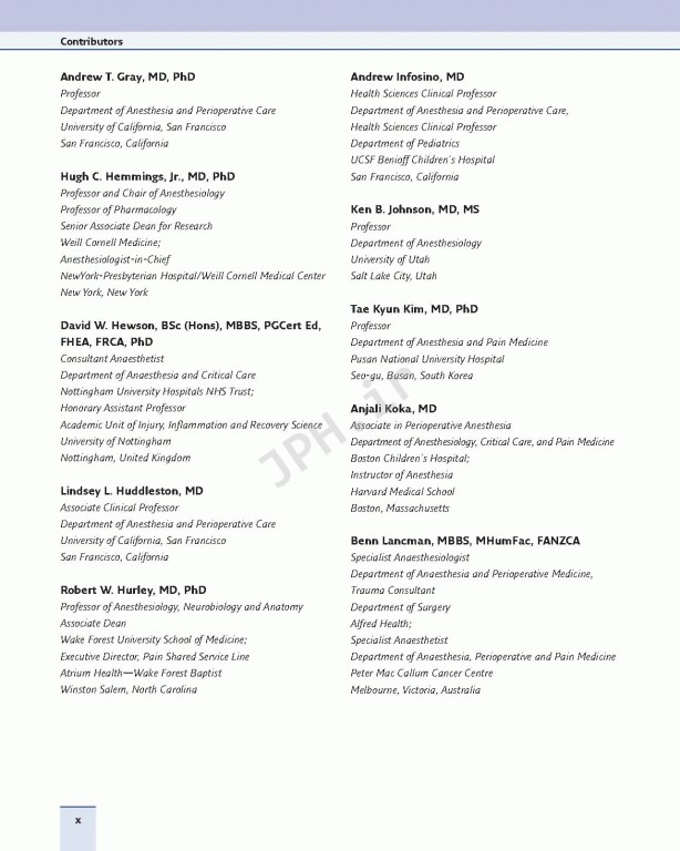 مبانی بیهوشی میلر 2020 | Basics of Anesthesia 8th Edition