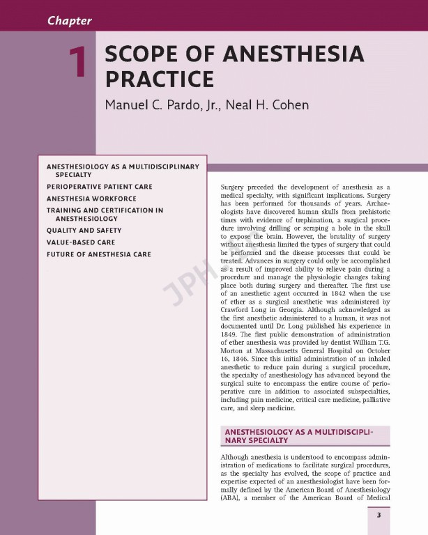 مبانی بیهوشی میلر 2020 | Basics of Anesthesia 8th Edition