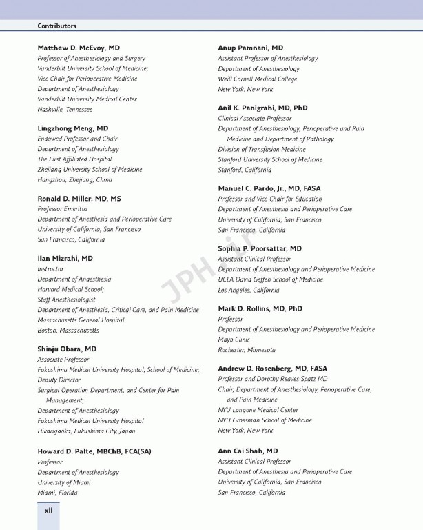 مبانی بیهوشی میلر 2020 | Basics of Anesthesia 8th Edition