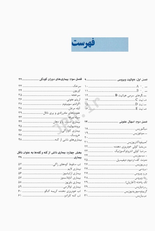 راهنمای گرافیکی بیماری‌های عفونی
