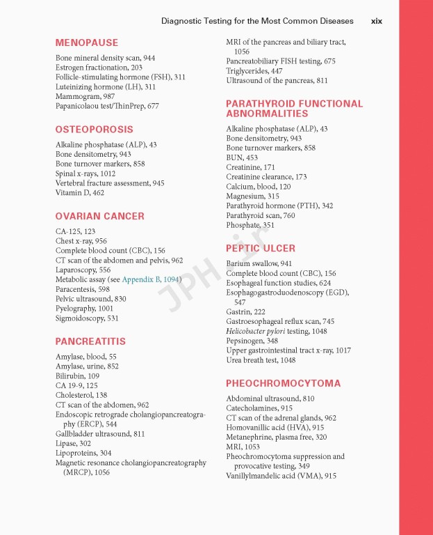 مرجع کامل تست های تشخیصی و آزمایشگاهی پاگانا 2018 | Manual of Diagnostic and Laboratory Tests 6th Edition
