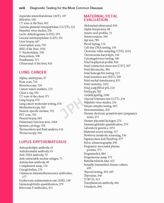 مرجع کامل تست های تشخیصی و آزمایشگاهی پاگانا 2018 | Manual of Diagnostic and Laboratory Tests 6th Edition