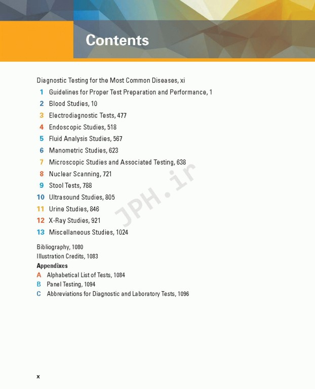 مرجع کامل تست های تشخیصی و آزمایشگاهی پاگانا 2018 | Manual of Diagnostic and Laboratory Tests 6th Edition