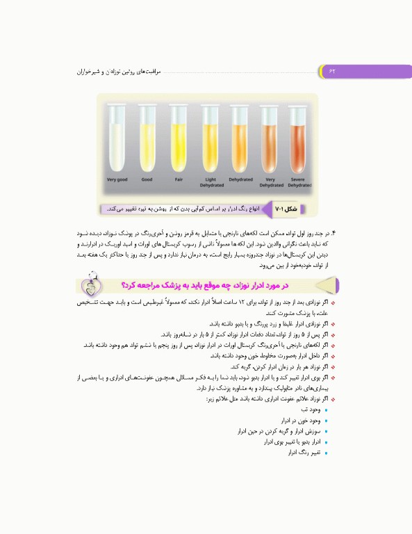 مراقبت‌های روتین نوزادان و شیرخواران کلینیک نوزادان در منزل شما