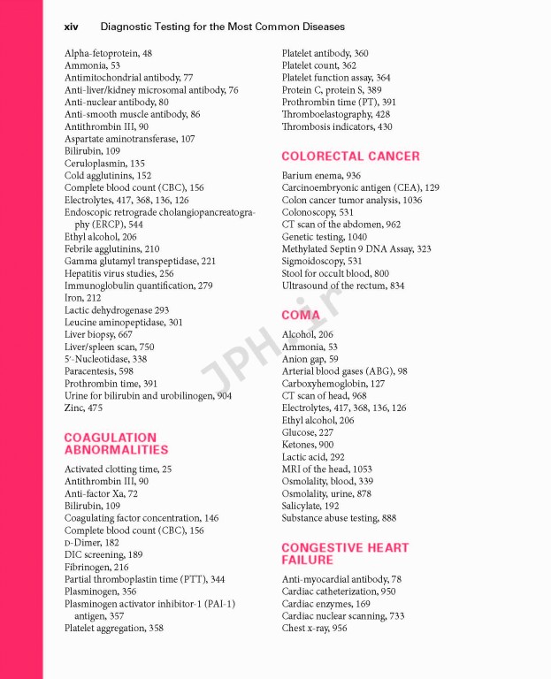 مرجع کامل تست های تشخیصی و آزمایشگاهی پاگانا 2018 | Manual of Diagnostic and Laboratory Tests 6th Edition