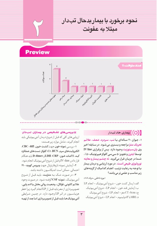 آزمون‌های تمرینی QB عفونی تالیف دکتر کامران احمدی