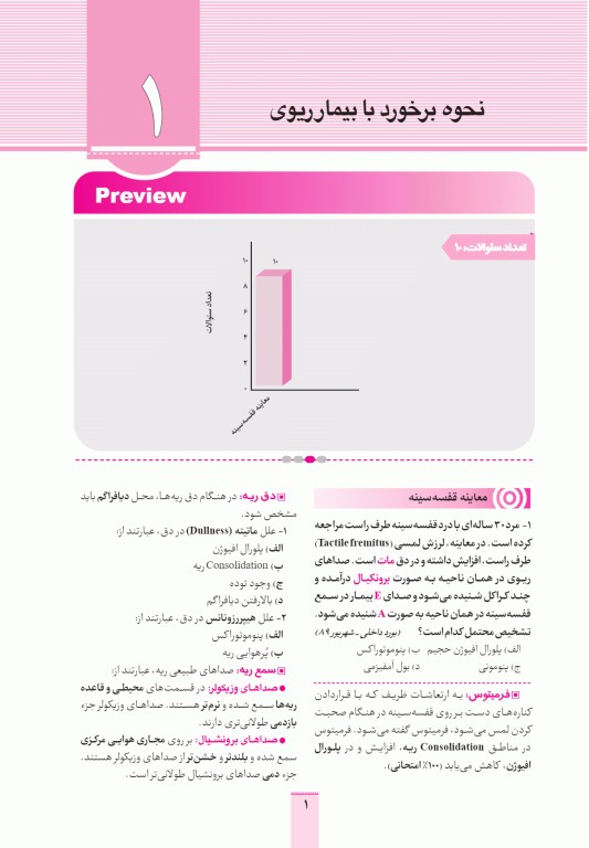 آزمون‌های تمرینی QB ریه تالیف دکتر کامران احمدی