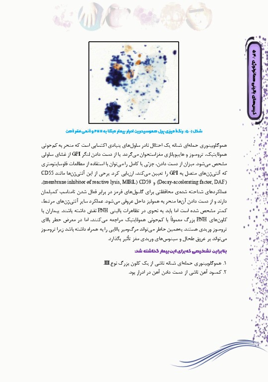 کیس‌های بالینی هماتولوژی و ایمونوهماتولوژی از تشخیص آزمایشگاهی تا رویکرد به درمان بیماری