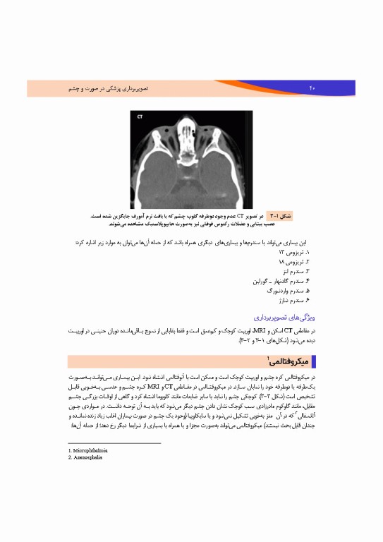 تصویربرداری پزشکی صورت و چشم