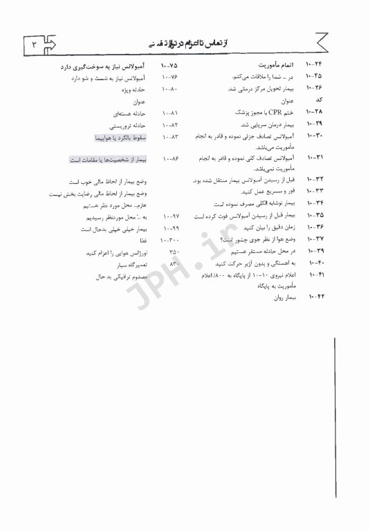 از تماس تا اعزام در تریاژ تلفنی