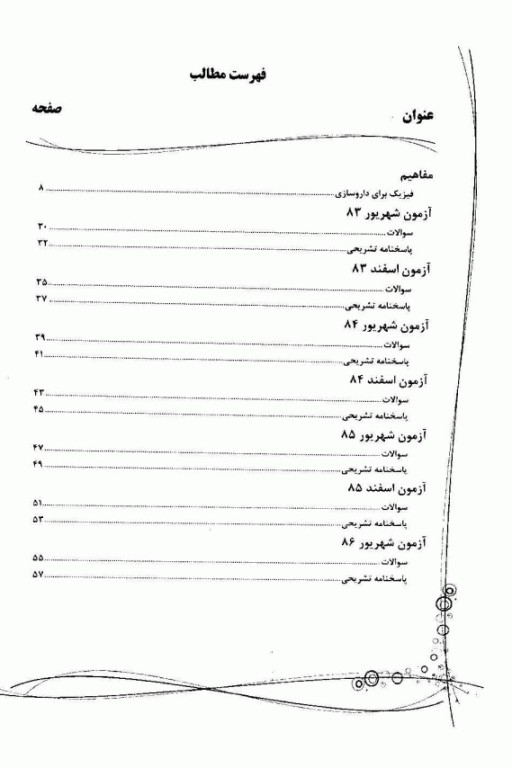 بانک سوالات ده سالانه IQB فیزیک داروسازی ویژه دانشجویان دکتری عمومی داروسازی بهمراه پاسخنامه تشریحی