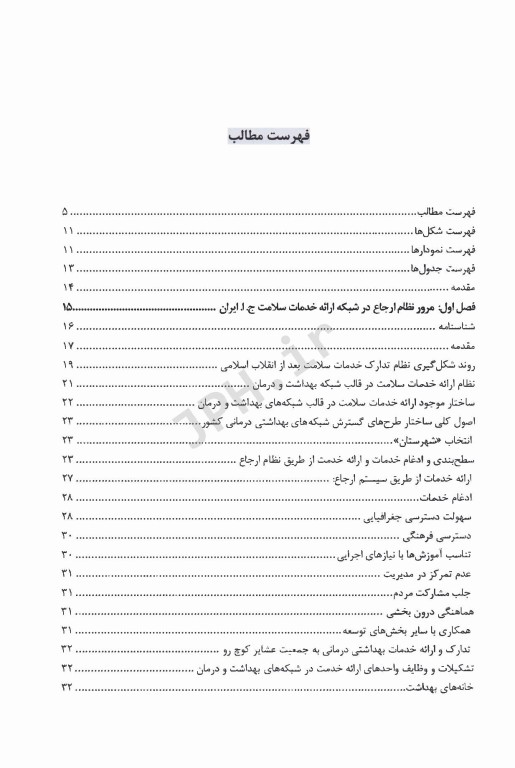 سیمای بیمارستان در نظام سلامت ایران