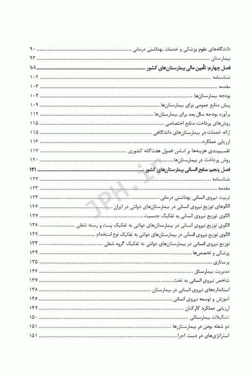 سیمای بیمارستان در نظام سلامت ایران